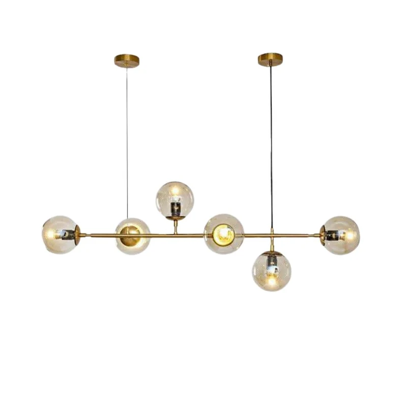 Lustre Métal Doré Vertical ou Horizontal – Design Raffiné et Discret