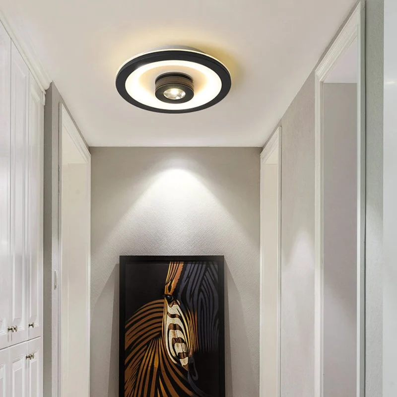 Spot Orientable Design Rotatif 360° – Rond ou Carré, Noir ou Blanc