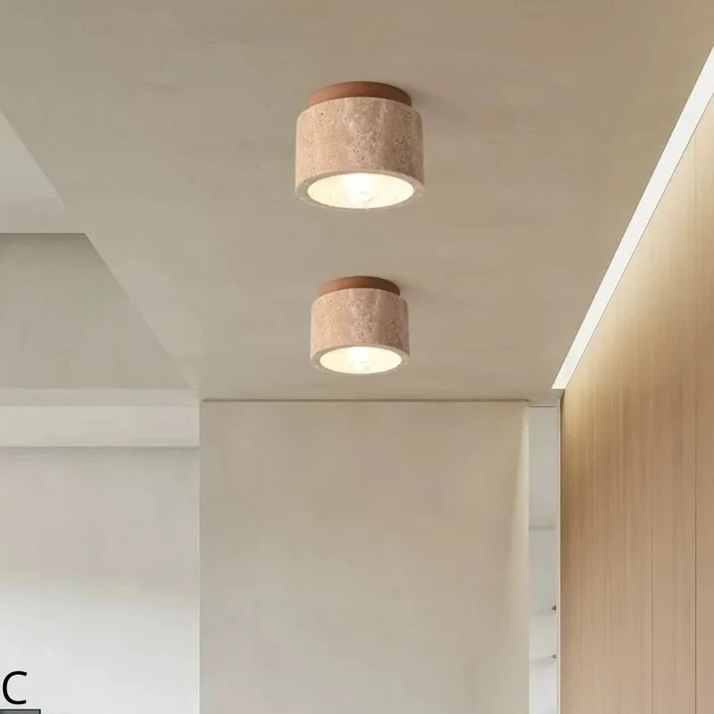 Art Déco Plafonnier en Marbre et Cuivre – Hall d'Entrée Authentique
