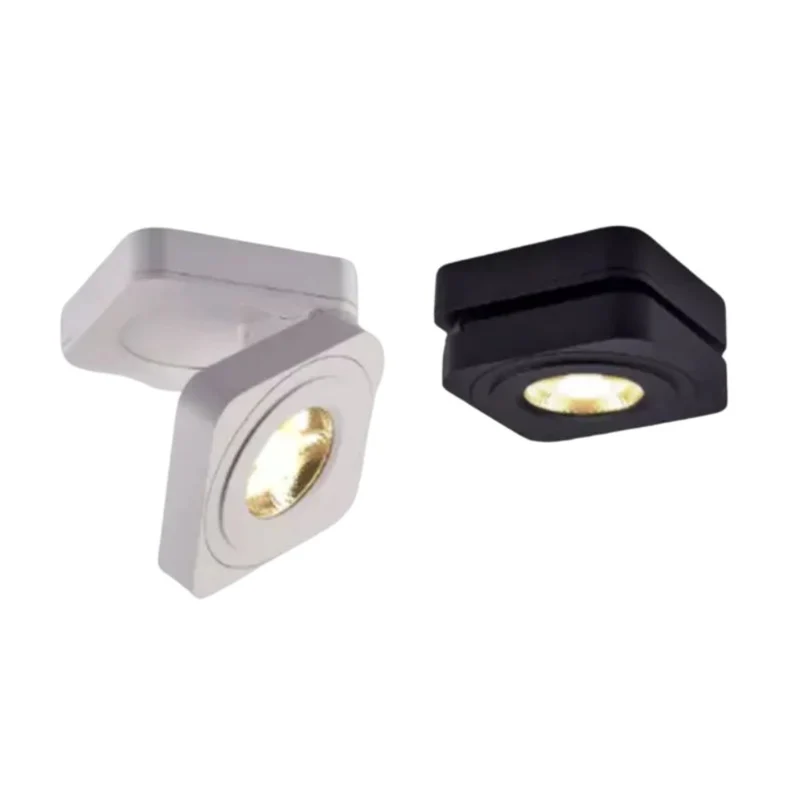 Spot Recouvrable Downlight Dimmable 360° – Blanc ou Noir, Rétro Chic