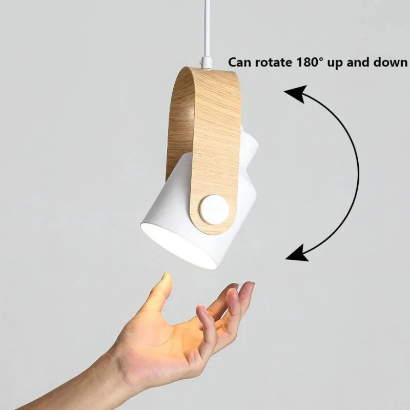 Suspension Îlot Central Scandinave – Arc en Bois et Métal Noir ou Blanc