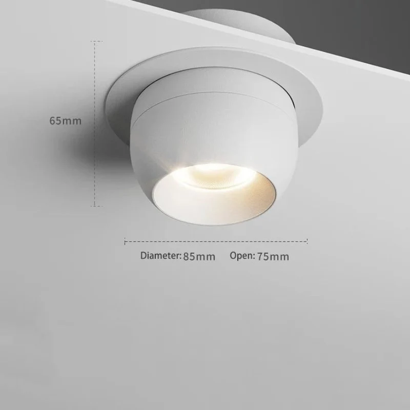 Spot LED Recouvrable Anti-Éblouissement – Faisceau Réglable Discret