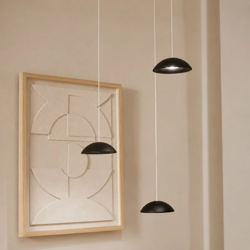 s.luce Santa Air LED Esszimmer-Pendelleuchte 3-flammig Ø 40cm Baldachin