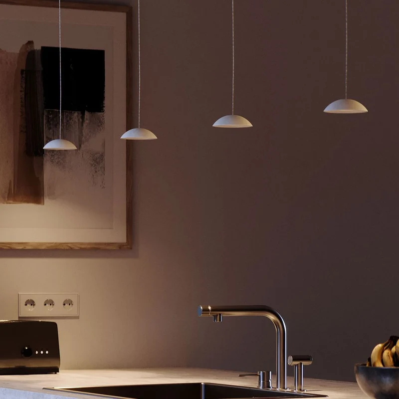 s.luce Santa Air LED Esstisch-Hängeleuchte 5-flammig 160cm