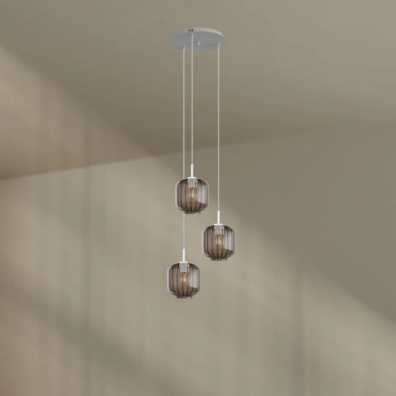 s.luce Velo 3-flammige Galerieleuchte Ø 40cm Baldachin Ø 20cm