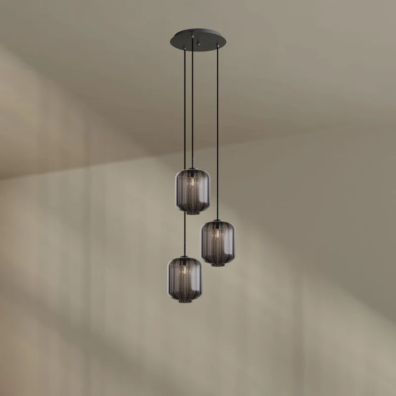 s.luce Velo 3-flammige Galerielampe Ø 40cm Baldachin Ø 25cm