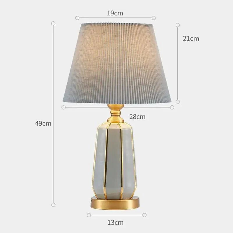 Lampe de Chevet Grise