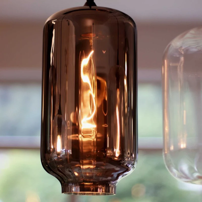 s.luce Velo Esstischlampe 8-flammig 160cm 2-reihig Ø 18cm
