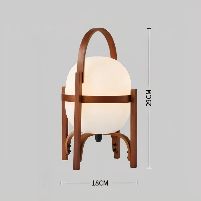 Lampe Pied en Bois