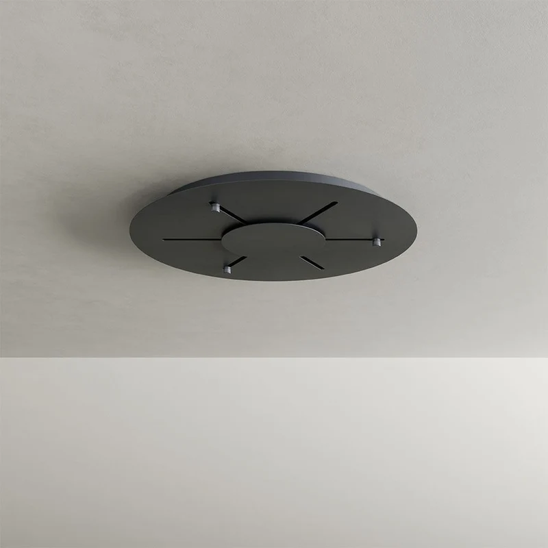 s.luce Echos Galerieleuchte 5-flammig Ø 60cm Baldachin Ø 18/25cm