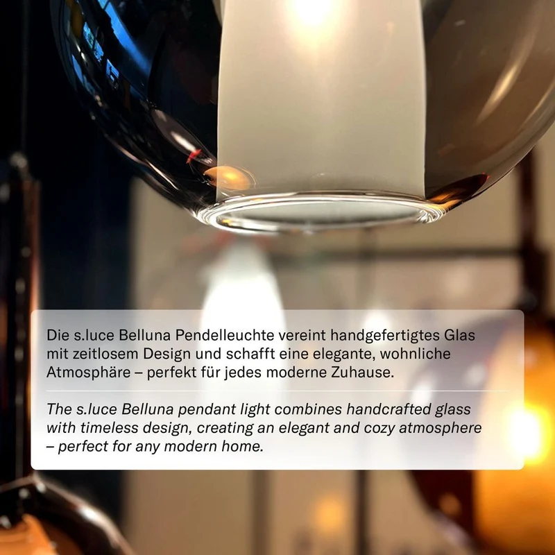 s.luce Belluna Galerieleuchte 8-flammig Ø 80cm Baldachin