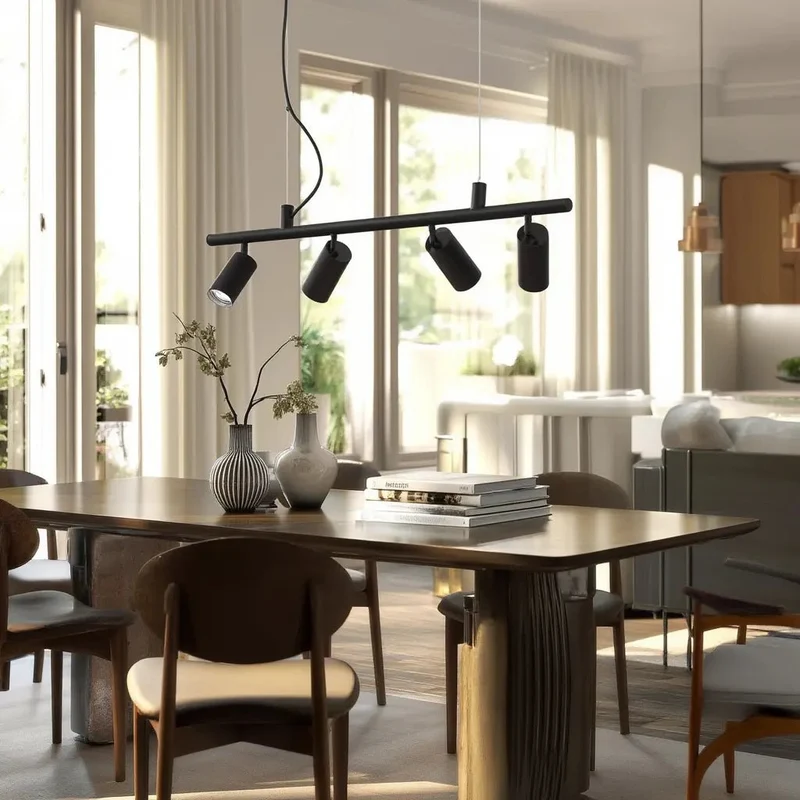 Suspension DYNAMITE SP4 noir : le luminaire design qui sublime votre intérieur