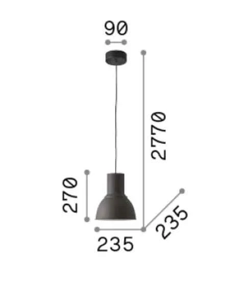 Suspension BREEZE Ø 235 : Légèreté et élégance pour votre intérieur.