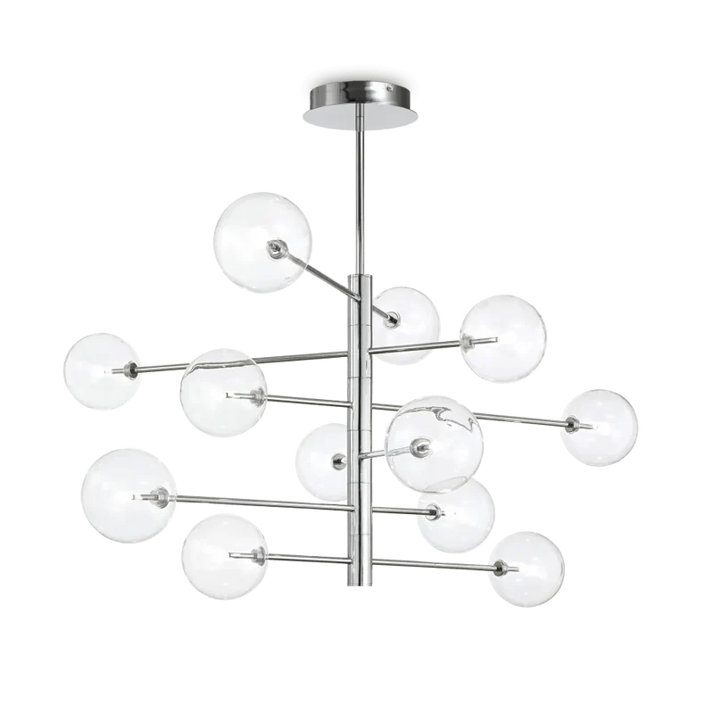 Suspension EQUINOXE 12 verres transparents