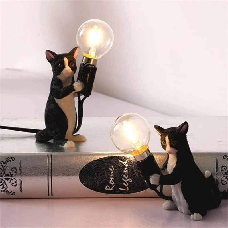 Lampe de Bureau Veilleuse Led pour Enfants en Forme de Chat