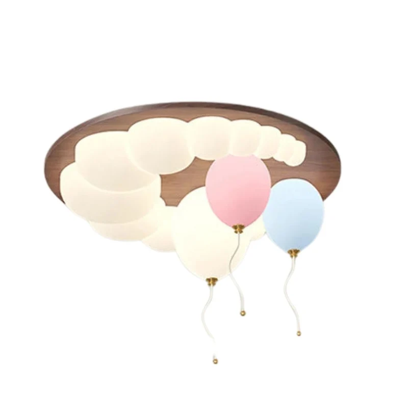 Plafonnier Boule Blanche Nordique Enfant – Ballons Décoratifs Sécurisés