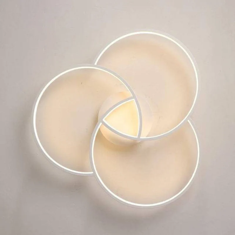 Plafonnier Design Scandinave 3 Cercles – Chaude ou Froide au Choix