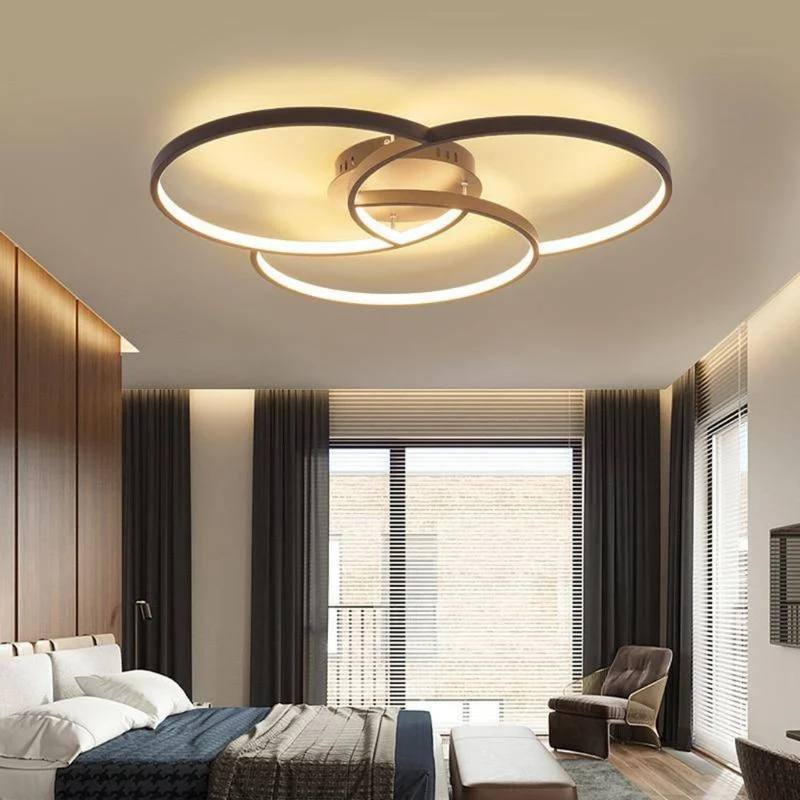 Plafonnier Design Scandinave 3 Cercles – Chaude ou Froide au Choix