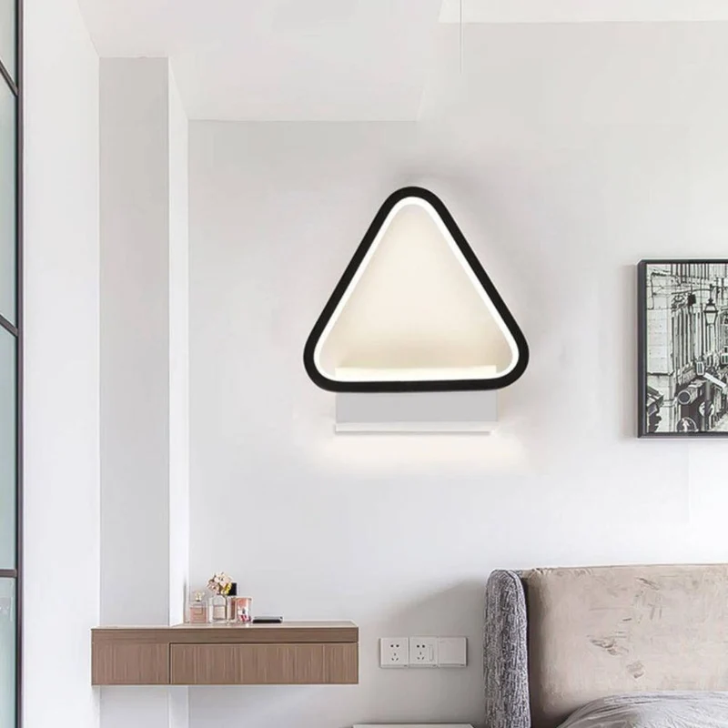 Plafonnier Étoile Noir et Blanc Corridor – Jeu Graphique Contemporain