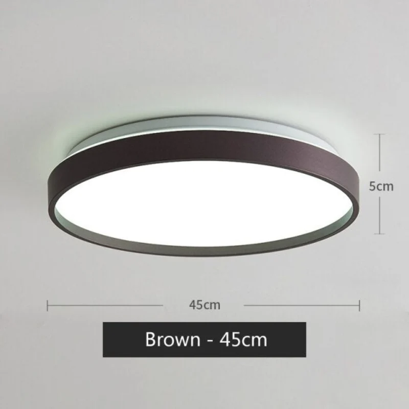 Plafonnier de Cuisine Rond Moderne – 4 Couleurs, Puissance Ajustable