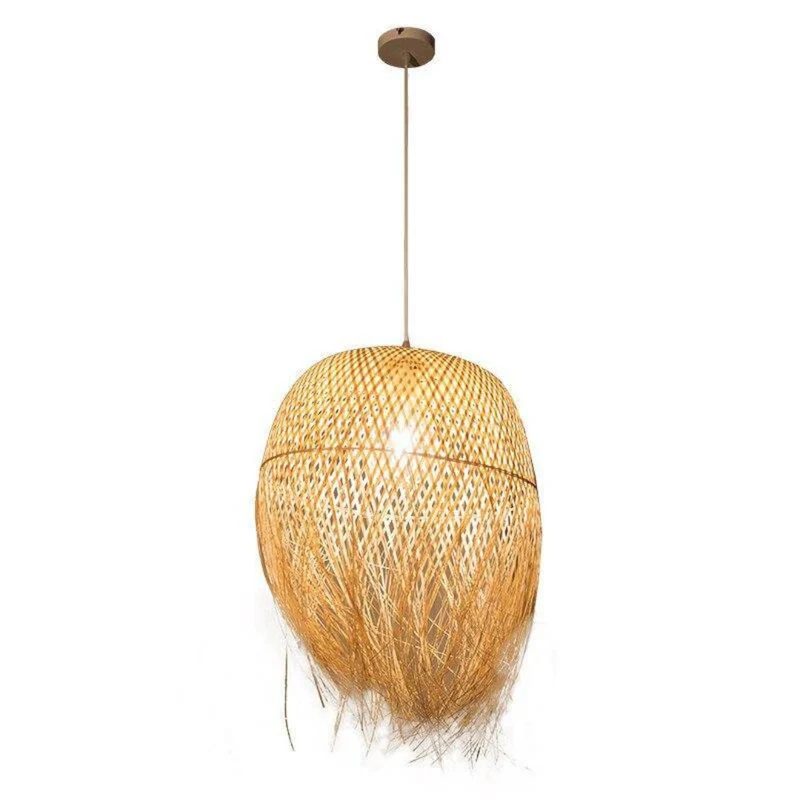 Suspension Balinaise en Bambou Tressé – Artisanale et Chaleureuse