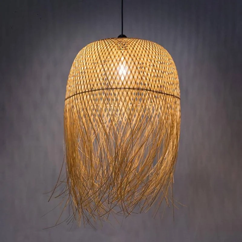 Suspension Balinaise en Bambou Tressé – Artisanale et Chaleureuse