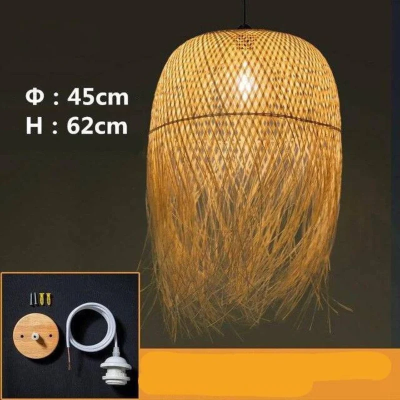 Suspension Balinaise en Bambou Tressé – Artisanale et Chaleureuse