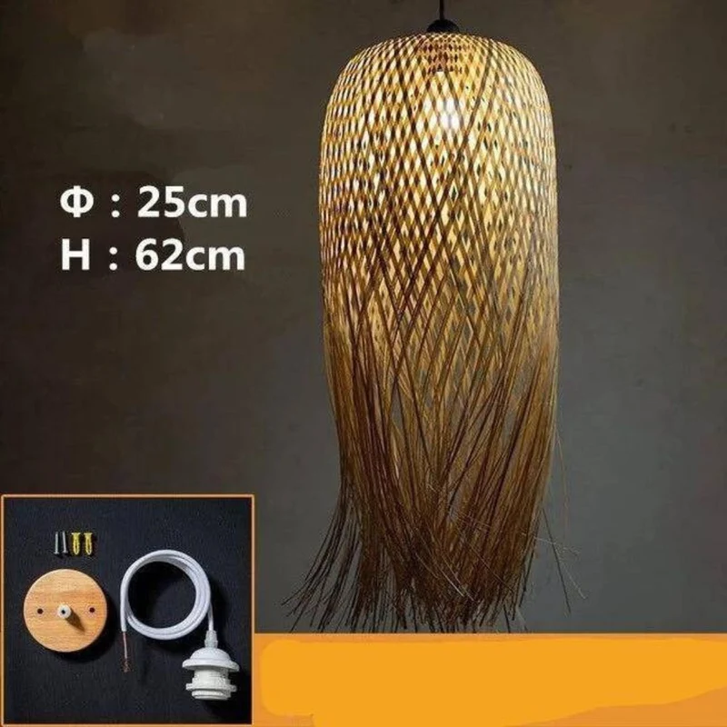 Suspension Balinaise en Bambou Tressé – Artisanale et Chaleureuse