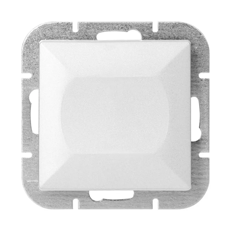 Interrupteur Mural Simple Encastré 10A - Blanc mat