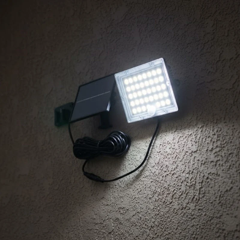 Pack de 40 - Projecteur Led Solaire Extérieur 9W IP65 3-CCT Détecteur de Lumière et de Mouvement