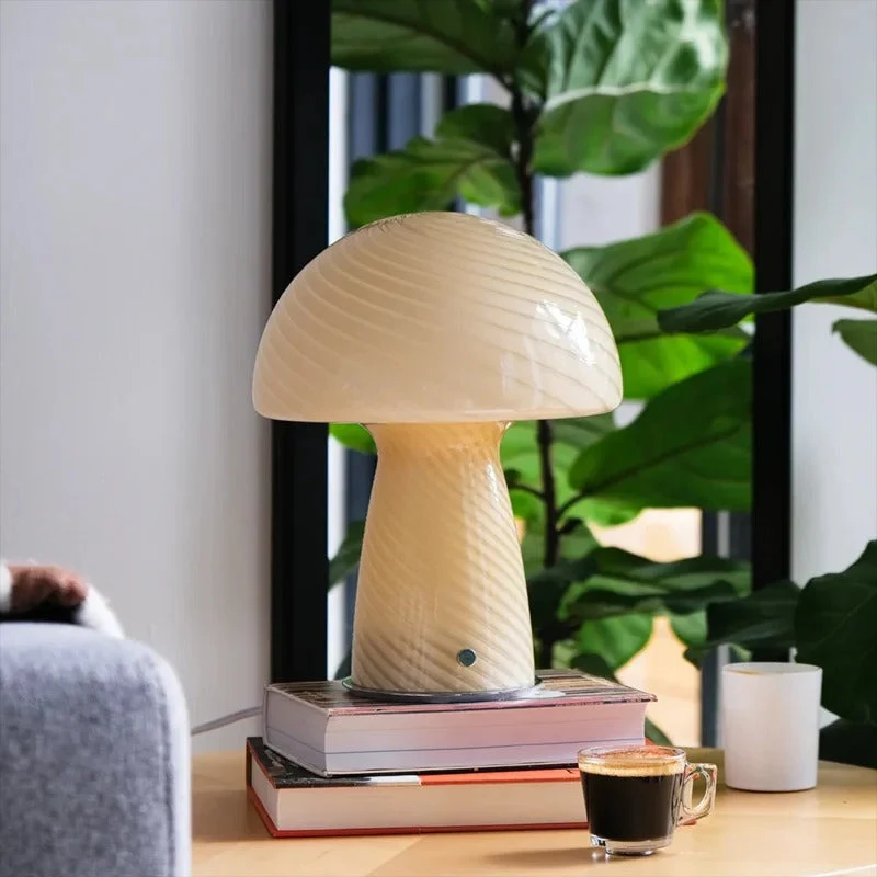 Lampe Champignon Verre