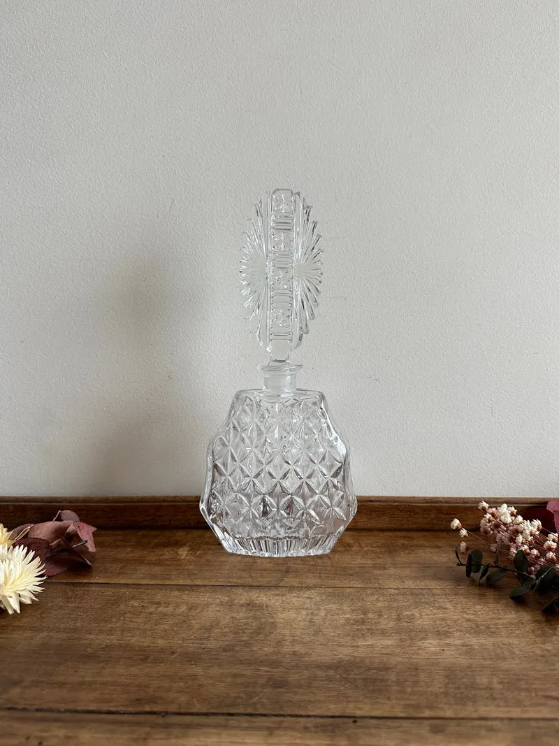 Flacon en verre moulé maxi bouchon