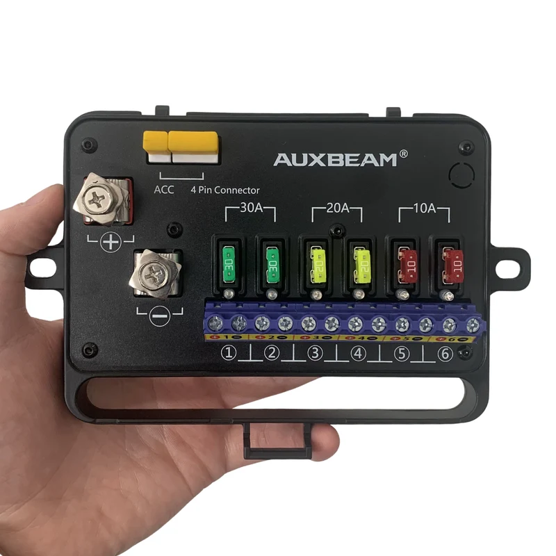 Panneau de commande Auxbeam à 6 voies
