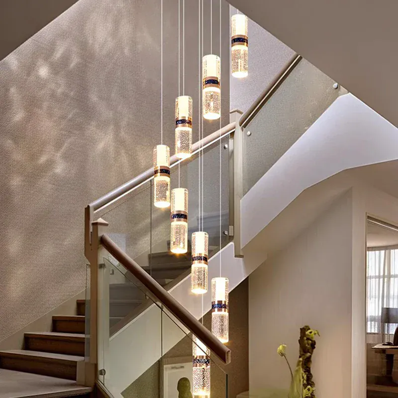 Lustre Pour Escalier Grande Hauteur Dimmable