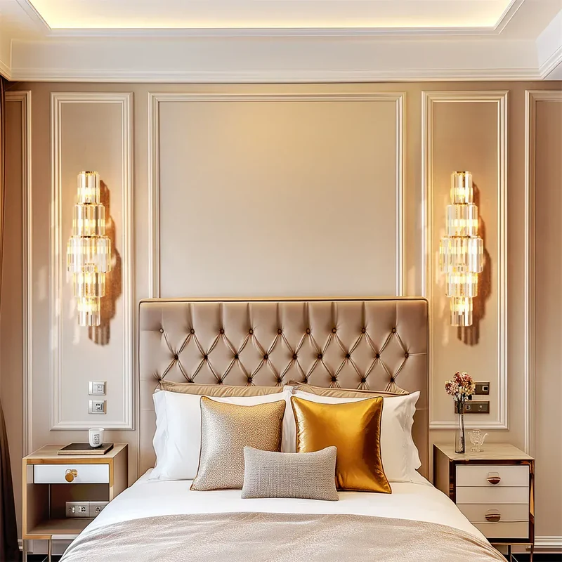 Luminaire Mural en Verre Dimmable Pour Salon