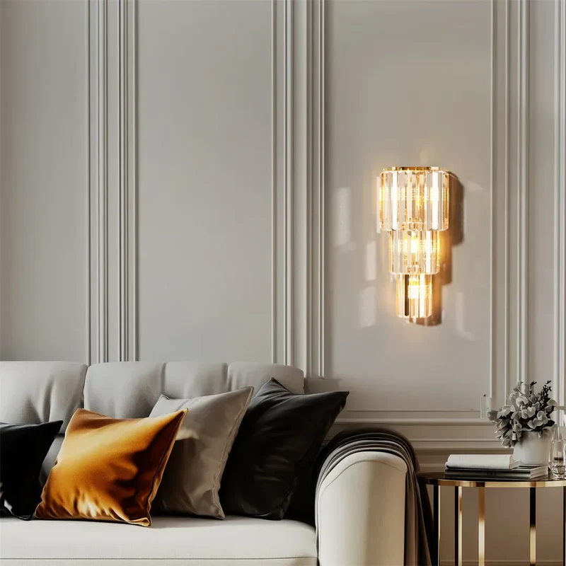Luminaire Mural en Verre Dimmable Pour Salon