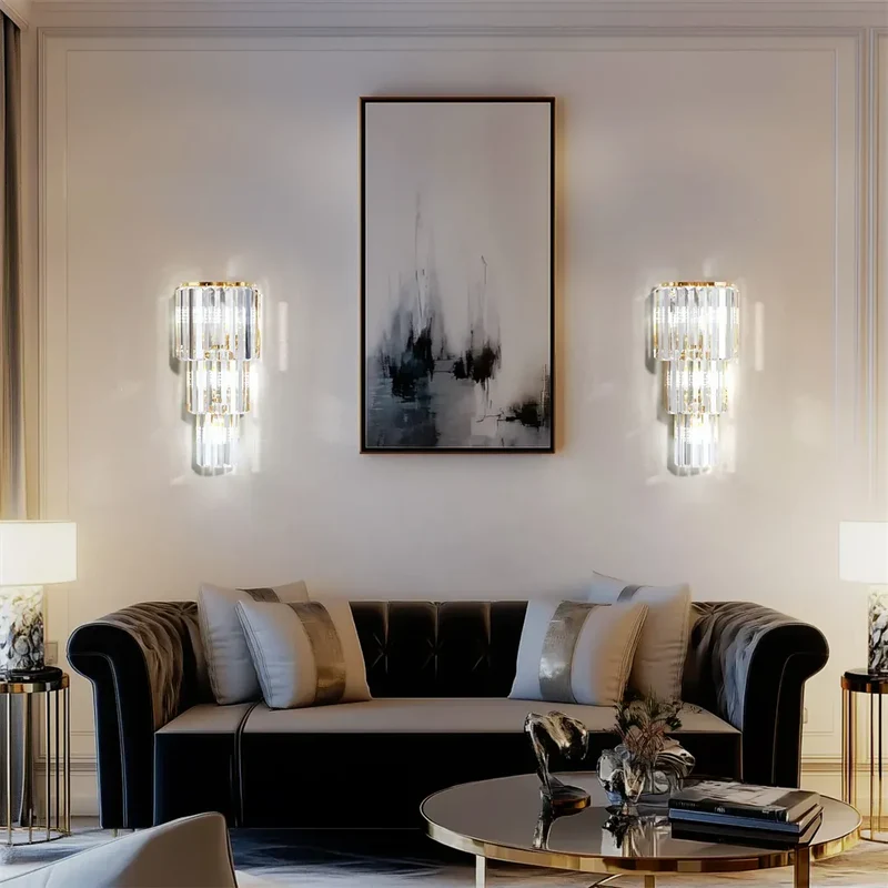 Luminaire Mural en Verre Dimmable Pour Salon