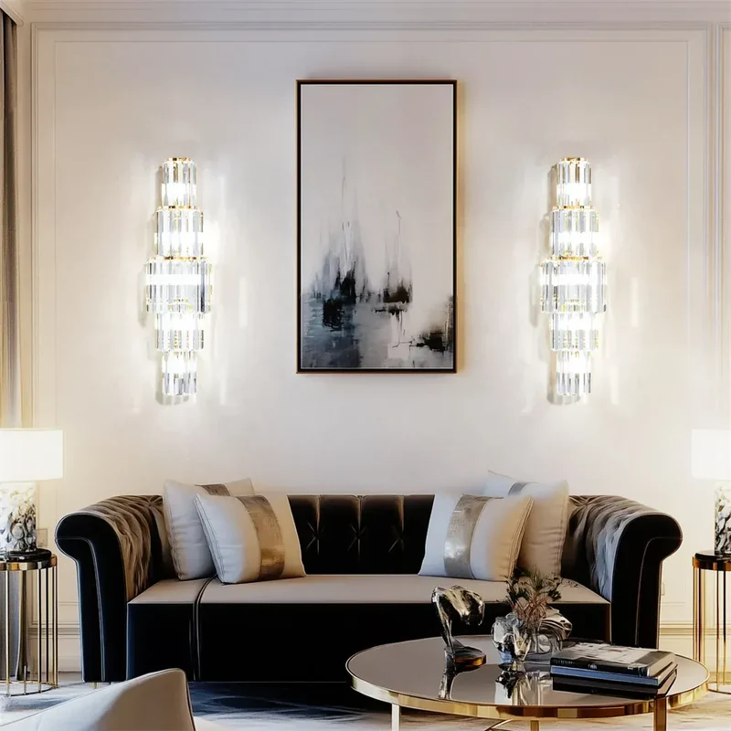 Luminaire Mural en Verre Dimmable Pour Salon