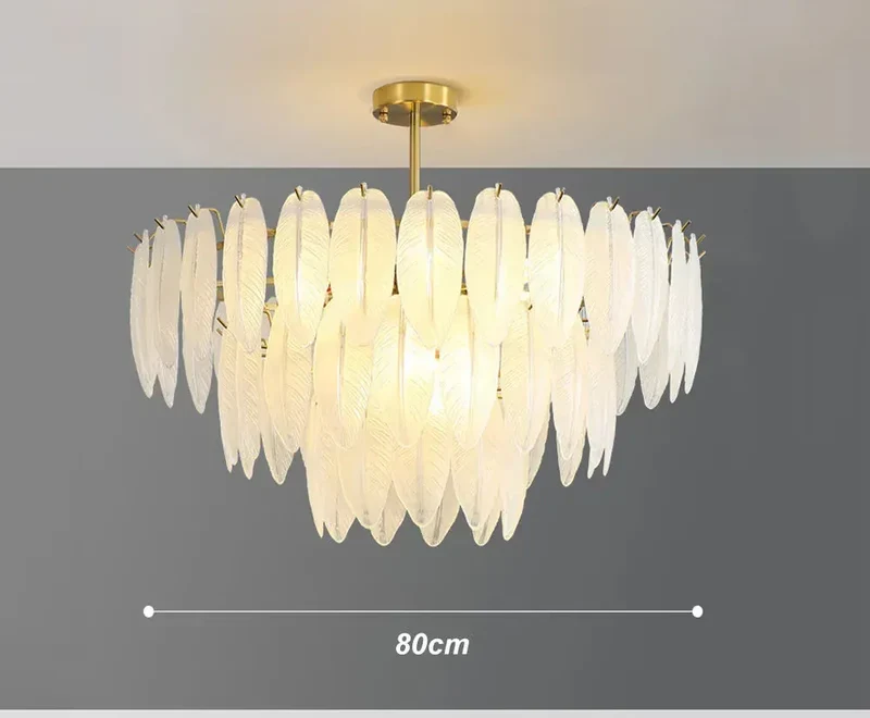 Lustre Blanc Moderne Dimmable Pour Salon