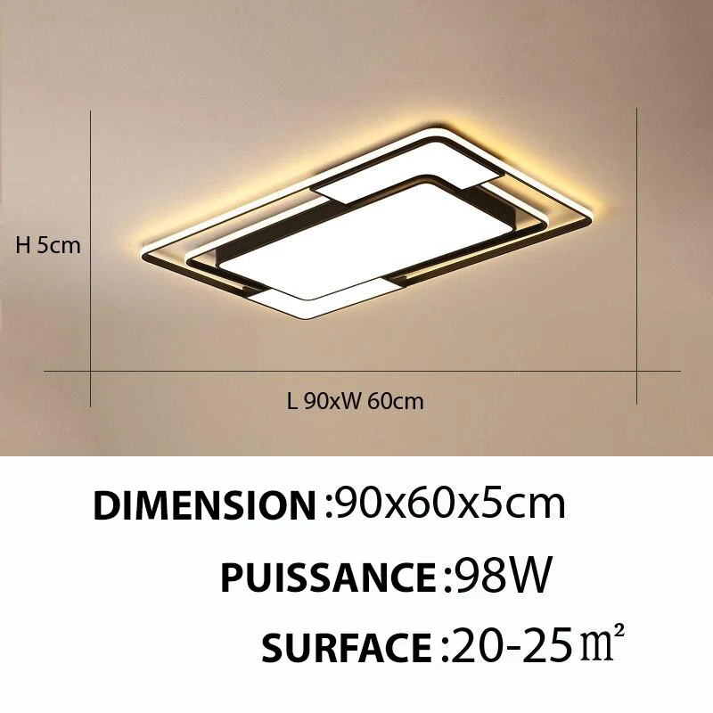 Lustre Plafonnier Salon Duplicati