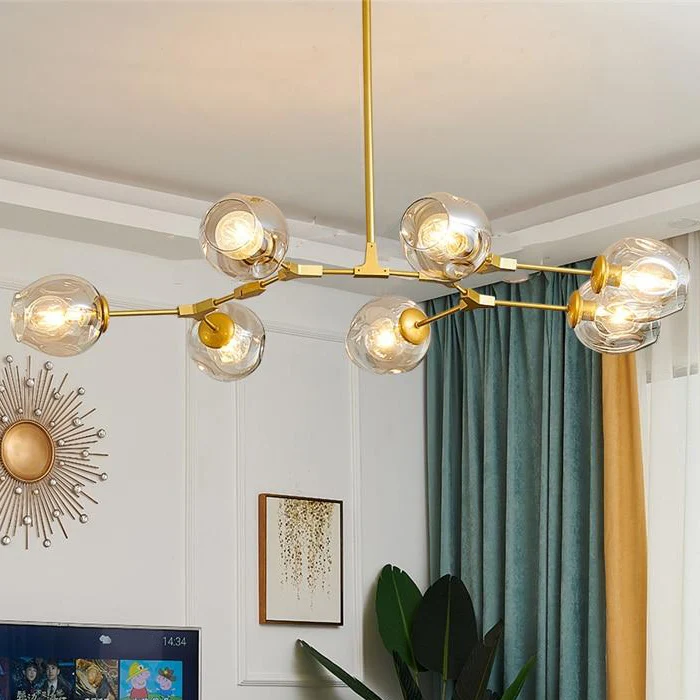 Lustre En Verre Transparent Trasparente