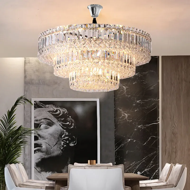 Lustre en Verre pour Salle Luxe