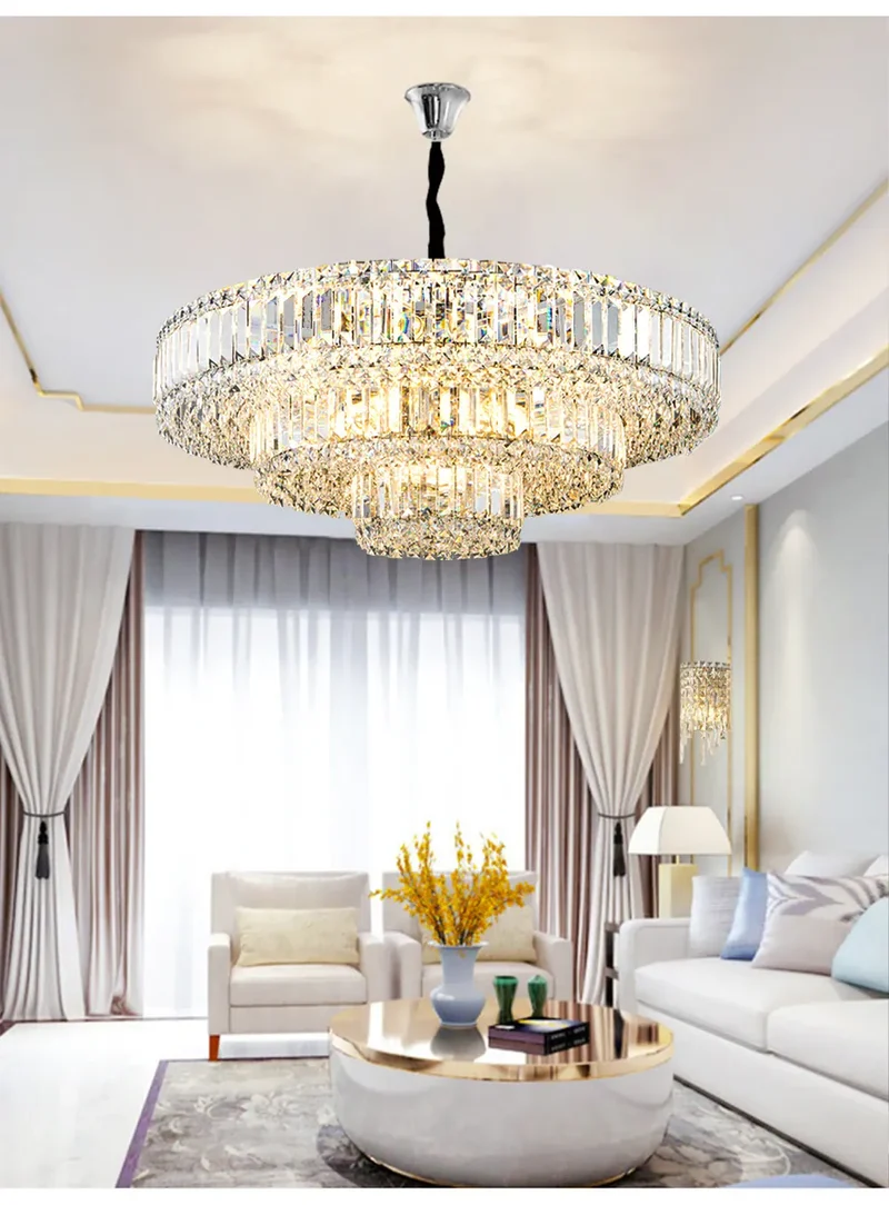 Lustre en Verre pour Salle Luxe