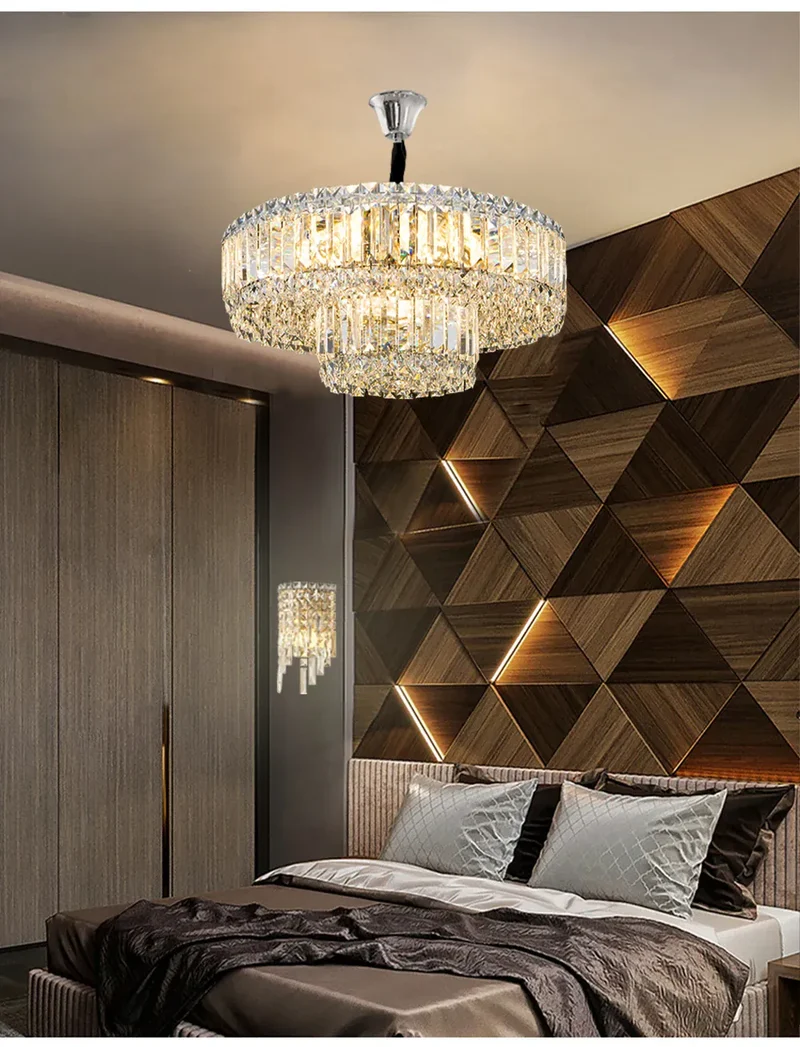 Lustre en Verre pour Salle Luxe