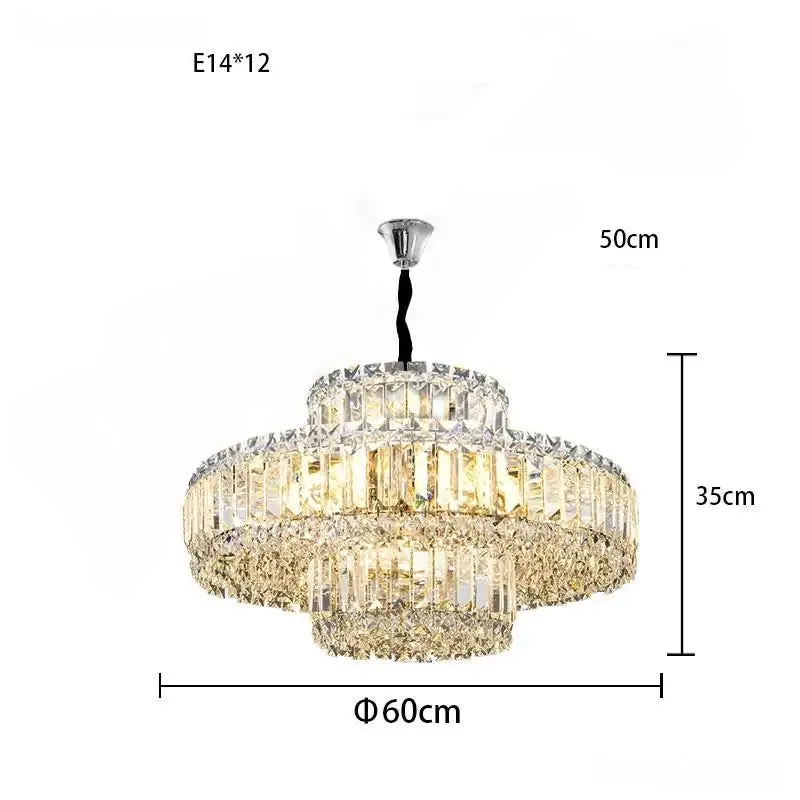 Lustre en Verre pour Salle Luxe