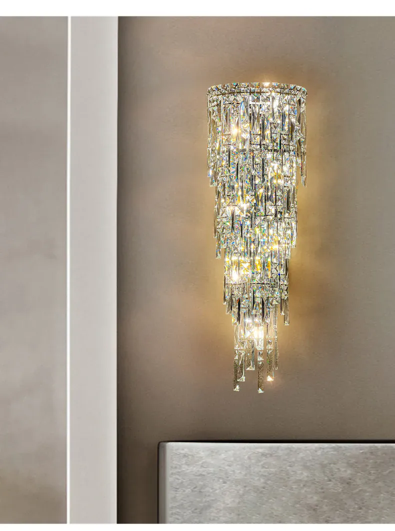 Applique Moderne Luxe En Verre Dimmable