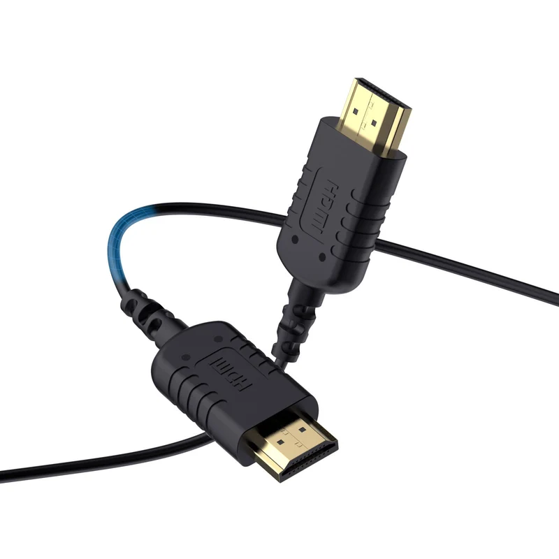FEELWORLD Câble HDMI 4K ultra fin vers HDMI 3 m, câble HDMI 2.5 fin 2.0 mm, prise en charge haute vitesse 4K @ 60 Hz 2160p 1080p 18 Gbit/s 3D HDR pour appareil photo, caméscope, moniteur, cardan