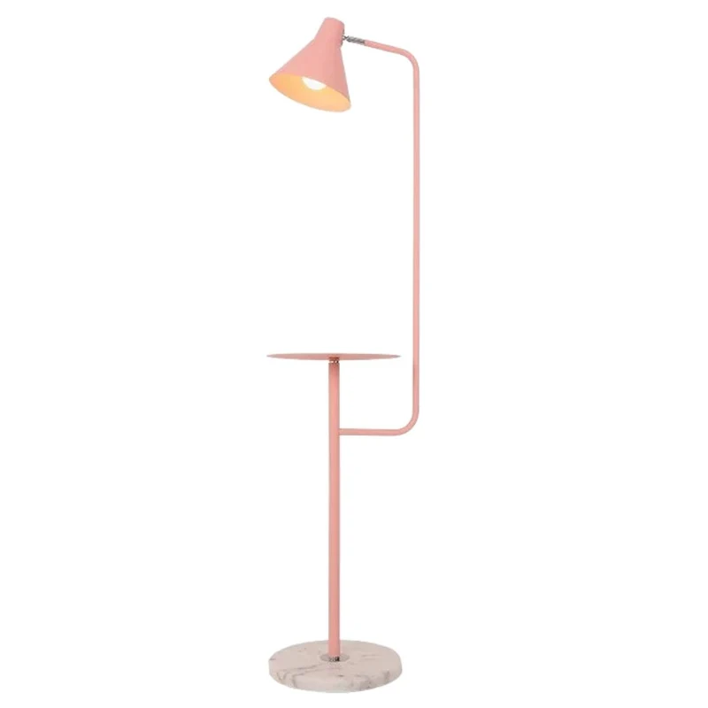 Lampe Lampadaire avec Table Intégrée – 4 Coloris, 1,50m de Haut