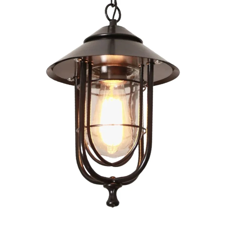 Suspension Jardin Étanche IP65 – Style Rétro Industriel pour l'Extérieur