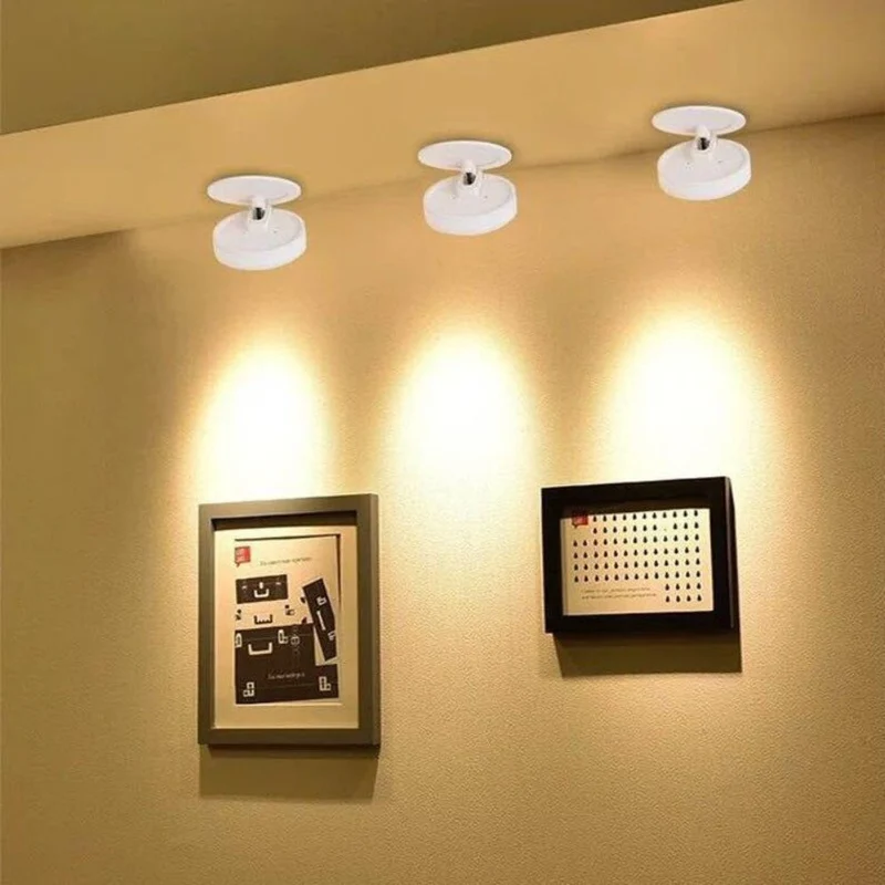 Spot Pivotant Cylindrique 90° – Anneau LED, Élément Architectural
